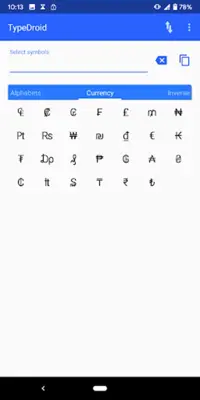 TypeDroid android App screenshot 1